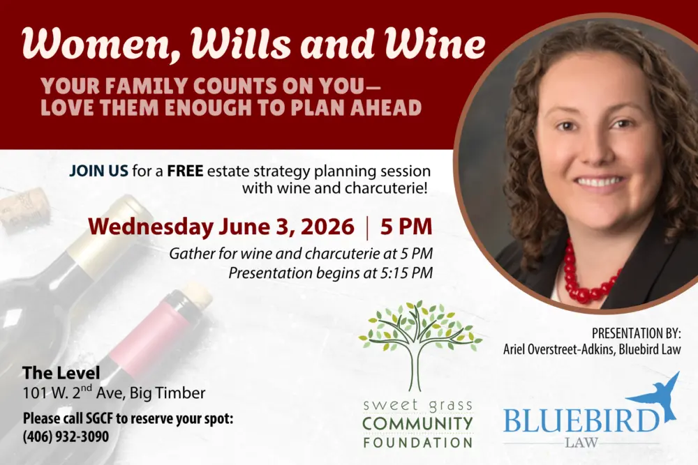 Estate Planning Postcard Women Wine Wills